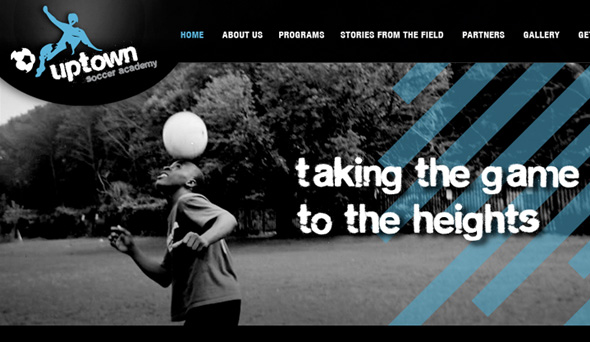 Uptown Soccer Academy Website Design