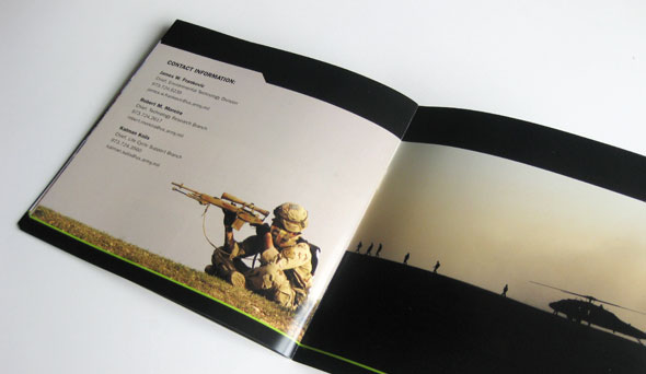US Army Brochure Design